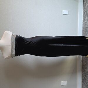 Hello Molly Black Strapless Dress with Silver Accents